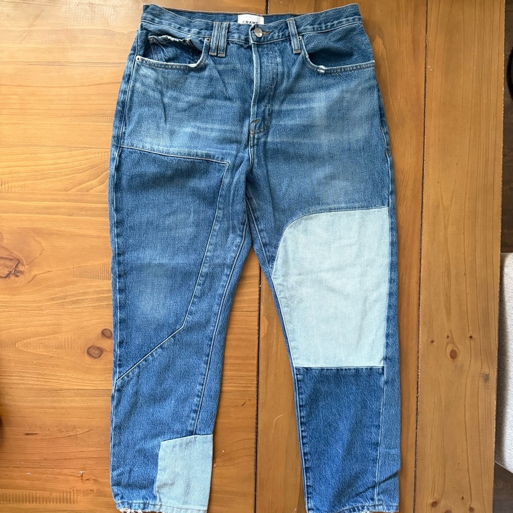 Frame Le Original Patchwork Jeans